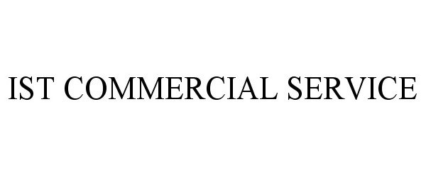 Trademark Logo IST COMMERCIAL SERVICE