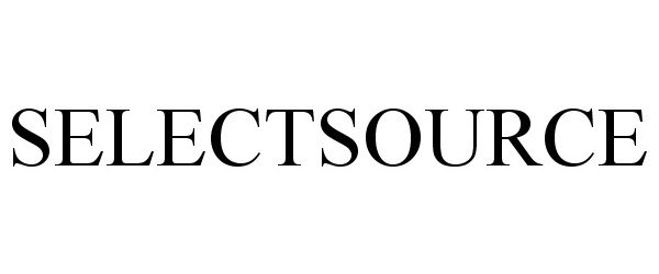 Trademark Logo SELECTSOURCE