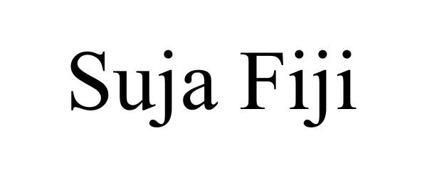 Trademark Logo SUJA FIJI