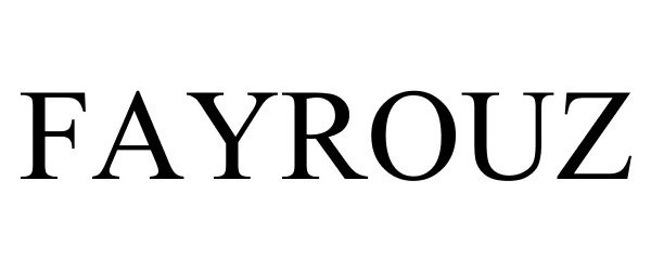 Trademark Logo FAYROUZ