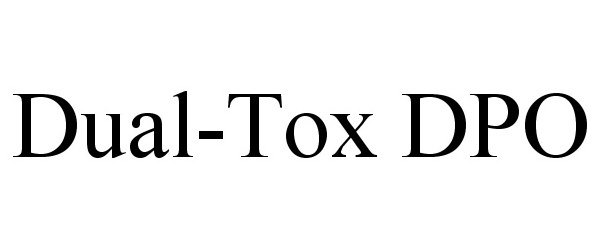 Trademark Logo DUAL-TOX DPO