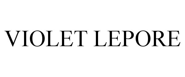 Trademark Logo VIOLET LEPORE