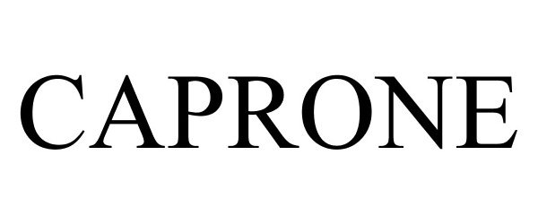 Trademark Logo CAPRONE