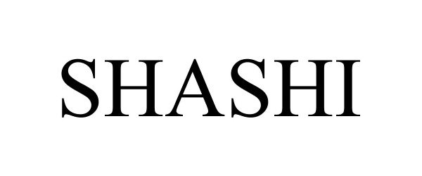Trademark Logo SHASHI