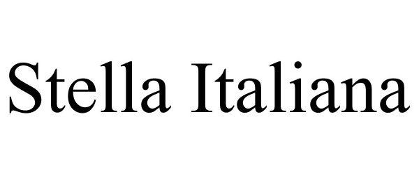 Trademark Logo STELLA ITALIANA