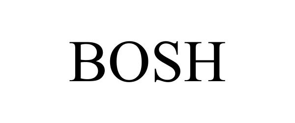 Trademark Logo BOSH