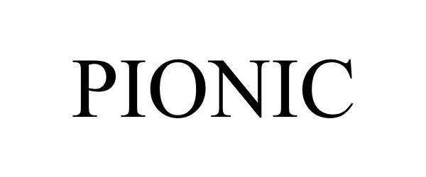 Trademark Logo PIONIC