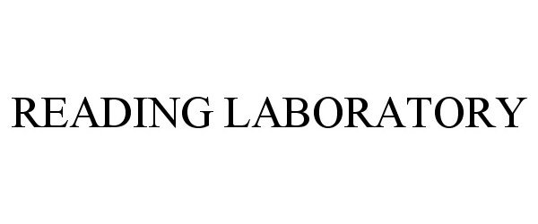 Trademark Logo READING LABORATORY