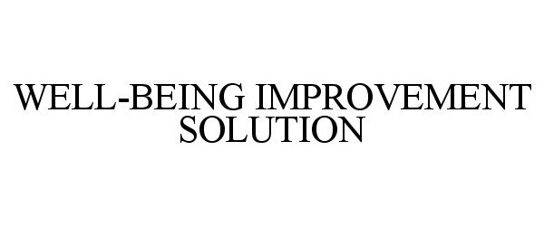  WELL-BEING IMPROVEMENT SOLUTION