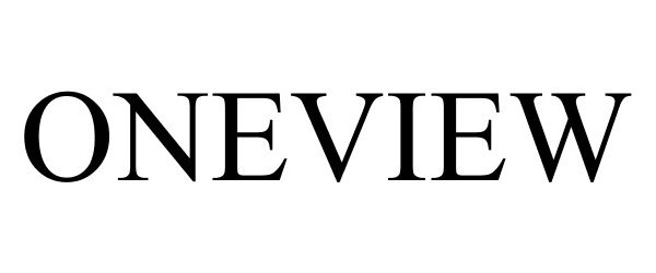 Trademark Logo ONEVIEW