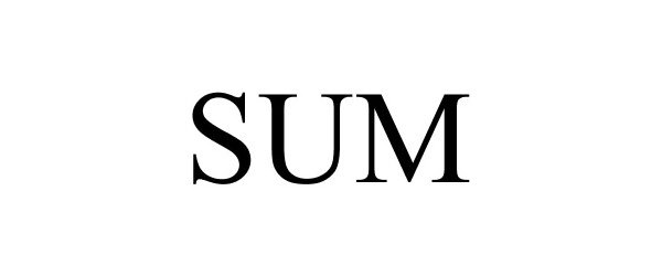 Trademark Logo SUM