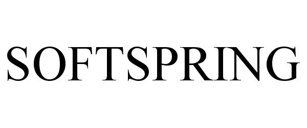 Trademark Logo SOFTSPRING