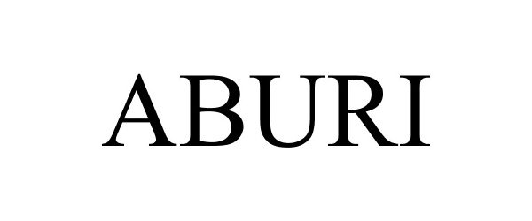 Trademark Logo ABURI