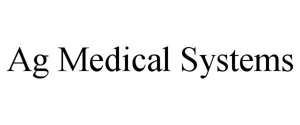  AG MEDICAL SYSTEMS