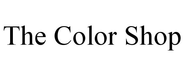 Trademark Logo THE COLOR SHOP