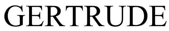 Trademark Logo GERTRUDE