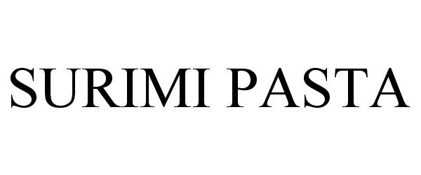 Trademark Logo SURIMI PASTA