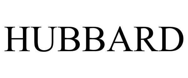 Trademark Logo HUBBARD