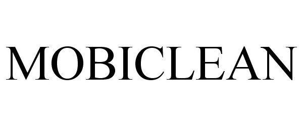 Trademark Logo MOBICLEAN