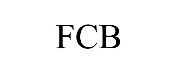 Trademark Logo FCB