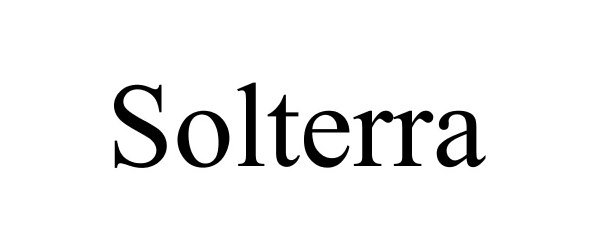 Trademark Logo SOLTERRA