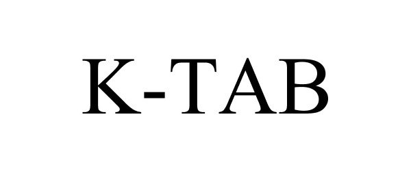 Trademark Logo K-TAB