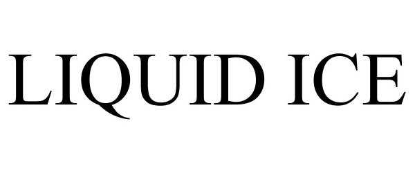Trademark Logo LIQUID ICE