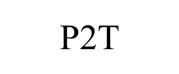 Trademark Logo P2T