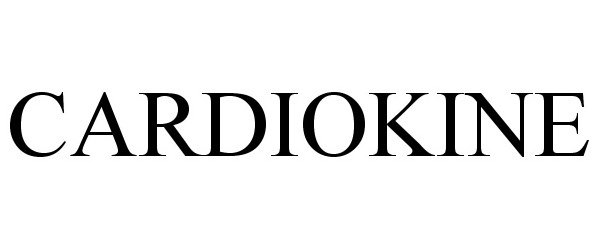 Trademark Logo CARDIOKINE