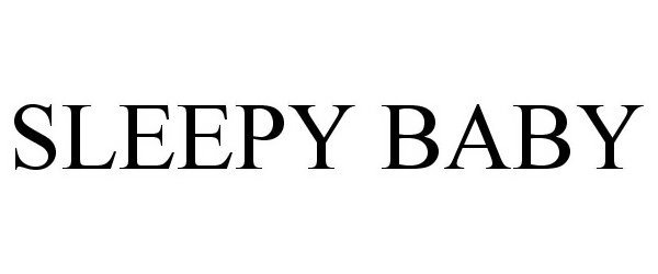 Trademark Logo SLEEPY BABY