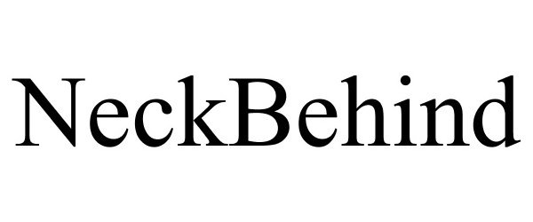 Trademark Logo NECKBEHIND