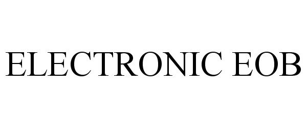 Trademark Logo ELECTRONIC EOB