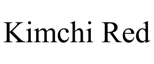 Trademark Logo KIMCHI RED