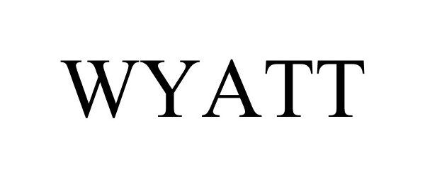 Trademark Logo WYATT