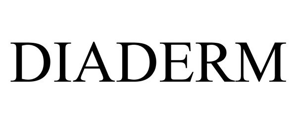 Trademark Logo DIADERM