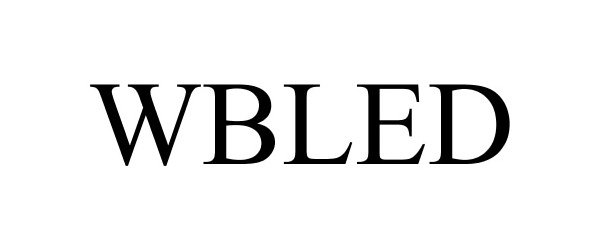 Trademark Logo WBLED