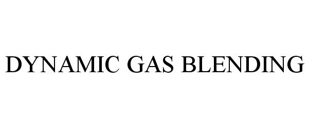  DYNAMIC GAS BLENDING