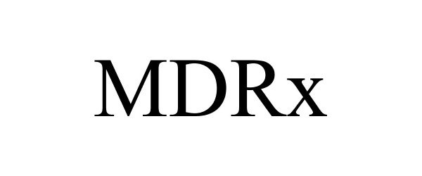 Trademark Logo MDRX