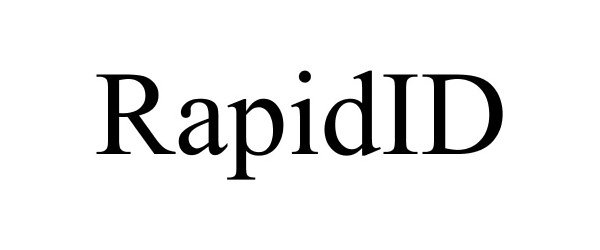 Trademark Logo RAPIDID