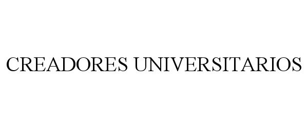 CREADORES UNIVERSITARIOS