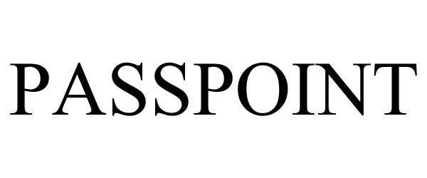 Trademark Logo PASSPOINT