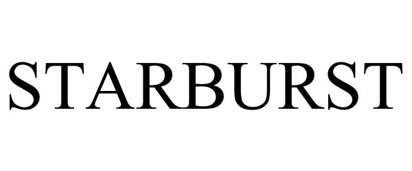 Trademark Logo STARBURST