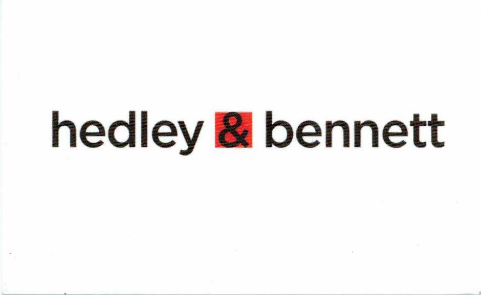  HEDLEY &amp; BENNETT