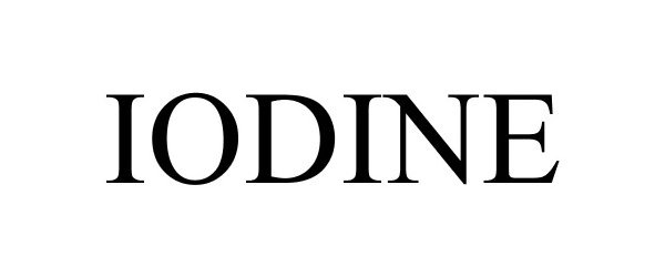 Trademark Logo IODINE