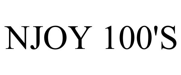 Trademark Logo NJOY 100'S