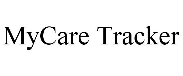 Trademark Logo MYCARE TRACKER