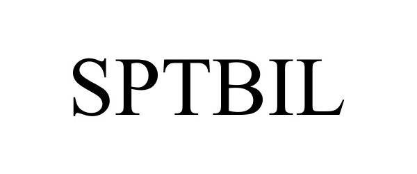 Trademark Logo SPTBIL