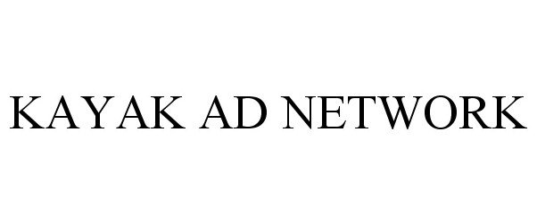 Trademark Logo KAYAK AD NETWORK