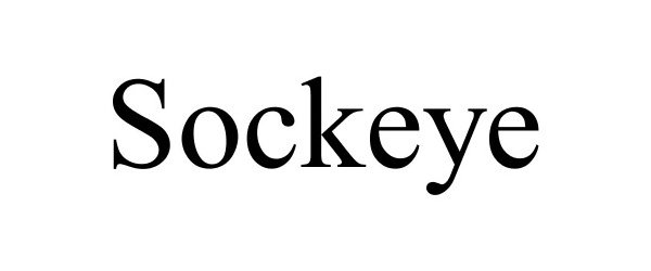 Trademark Logo SOCKEYE