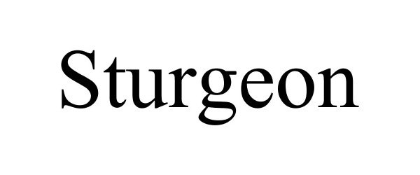 Trademark Logo STURGEON